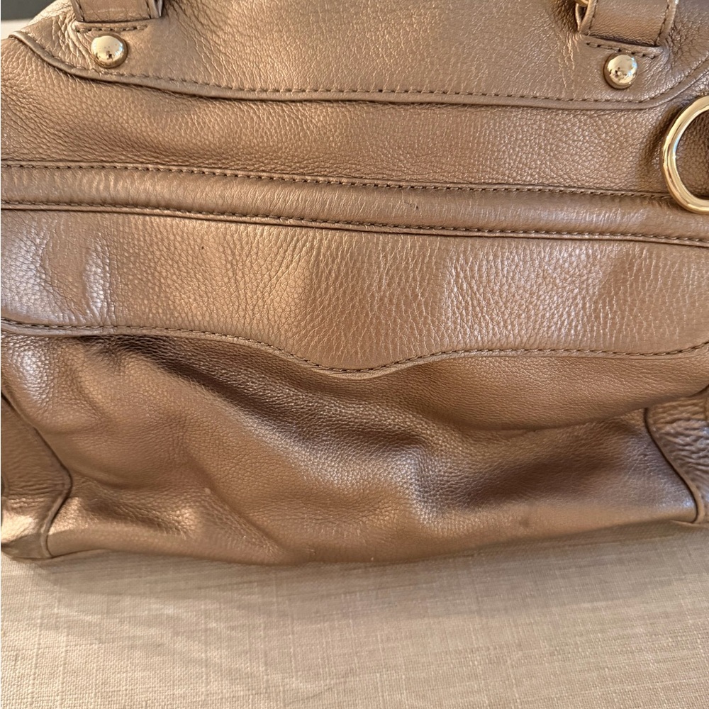 Rebecca Minkoff Rise Gold Leather Tote
